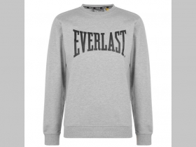 Everlast pánska mikina bez kapuce farba šedá , materiál 59%bavlna 41%polyester